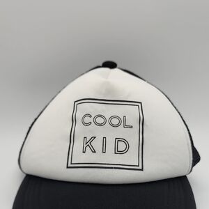 Black and White Minimalist Trucker Hat